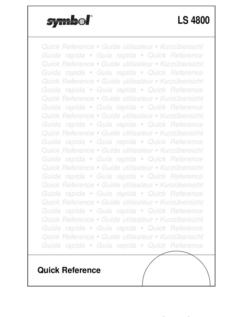 Symbol LS 4800 User manual