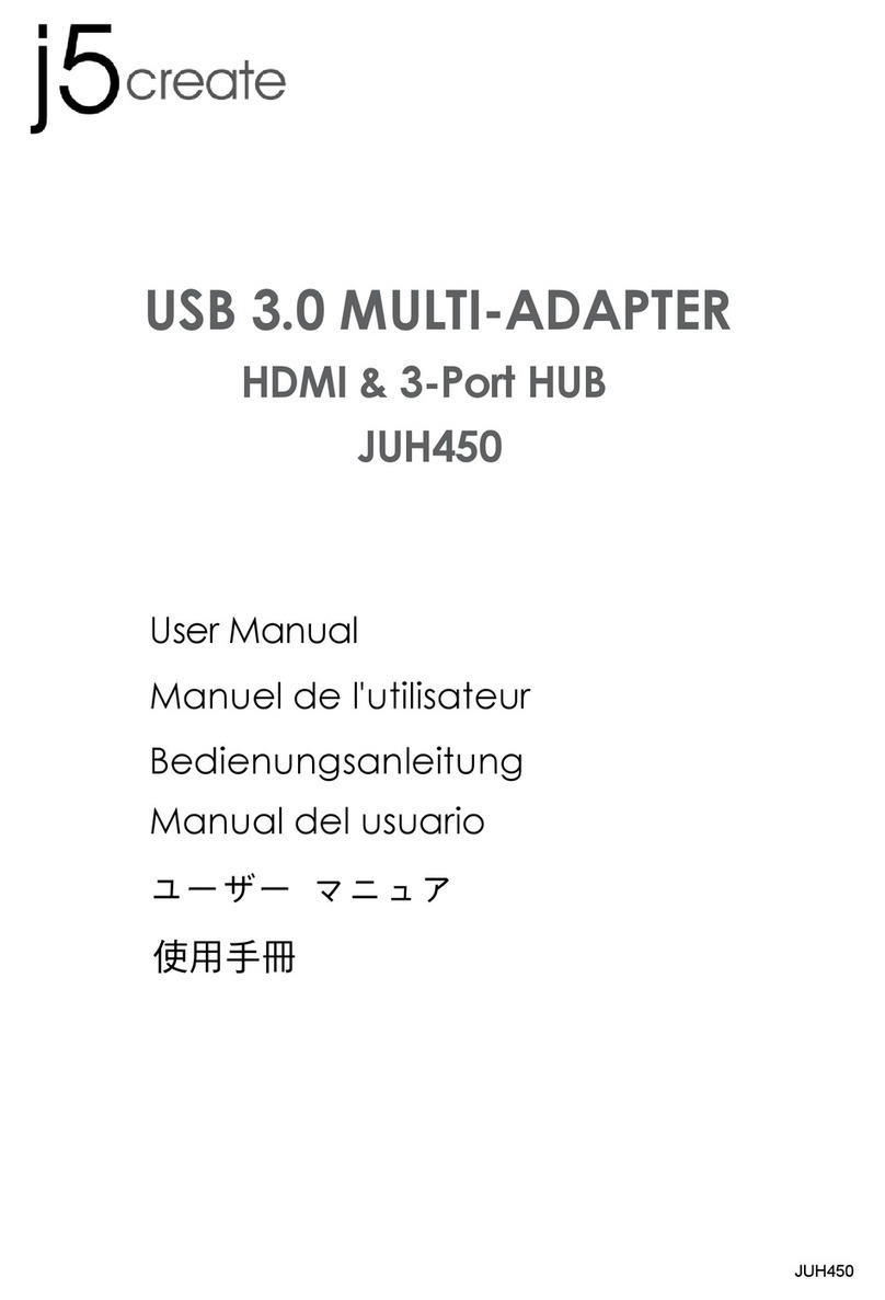 j5 create JUH450 User manual
