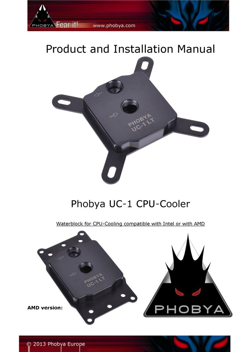 Phobya UC-1 User manual