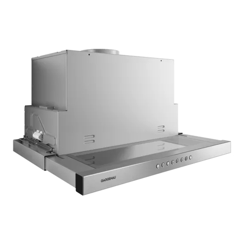 Gaggenau AF 2 Series Use and care manual and installation instructions