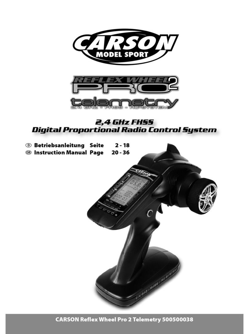 Carson Reflex Wheel Pro 2 Telemetry 500500038 instruction manual