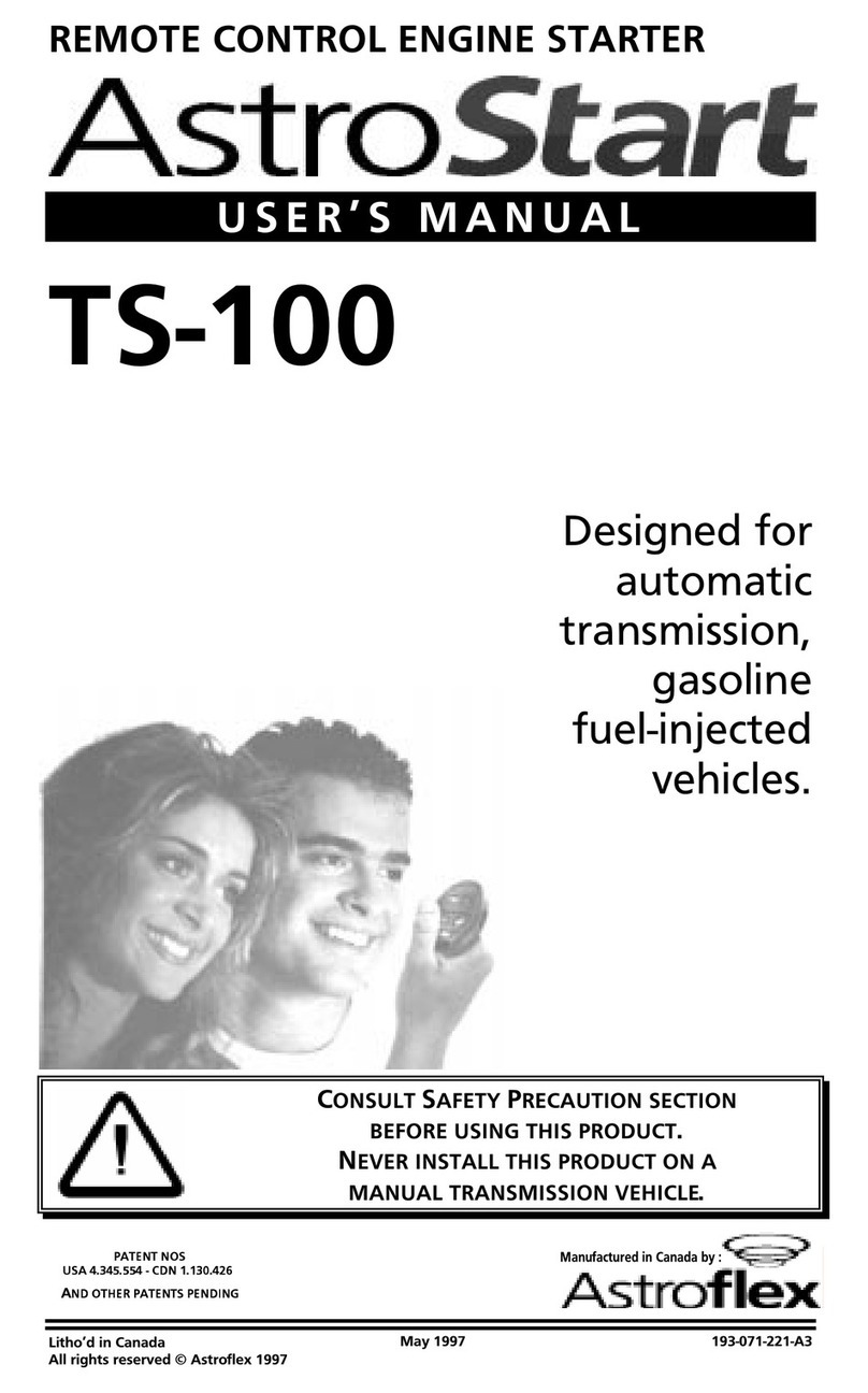 AstroStart TS-100 user manual
