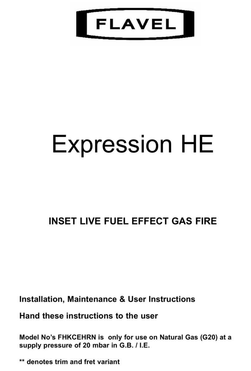Flavel Expression HE Installation, maintenance & user instructions