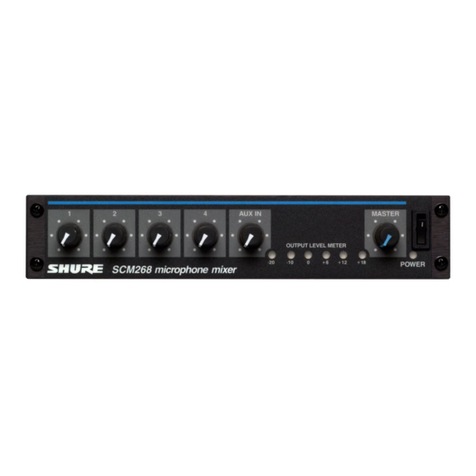Shure SCM268E User manual Shure SCM268E User manual
