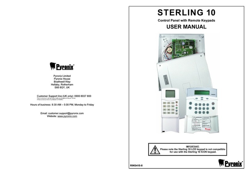 Pyronix STERLING 10 User manual