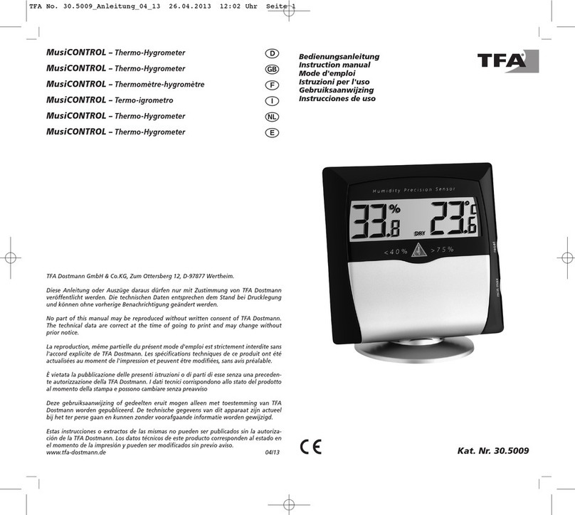 TFA 30.5009 instruction manual