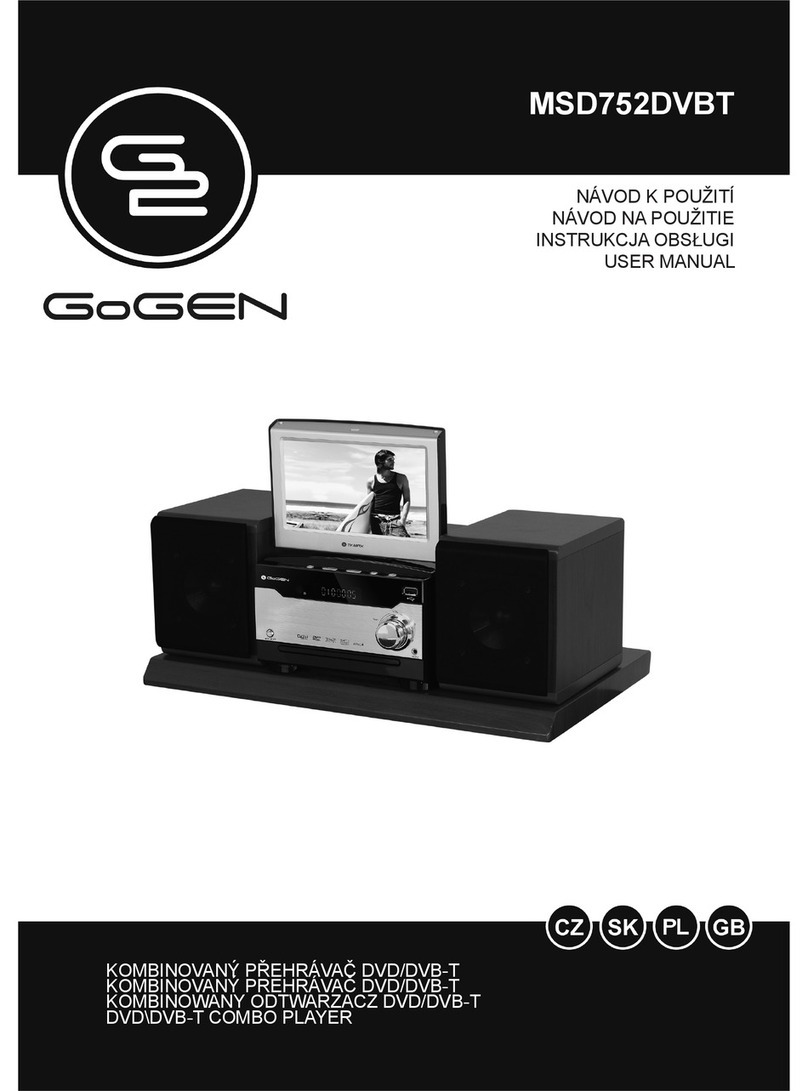 Gogen MSD752DVBT User manual