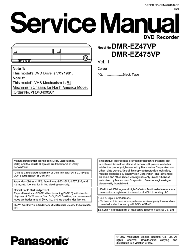 Panasonic DMR-EZ47VP User manual