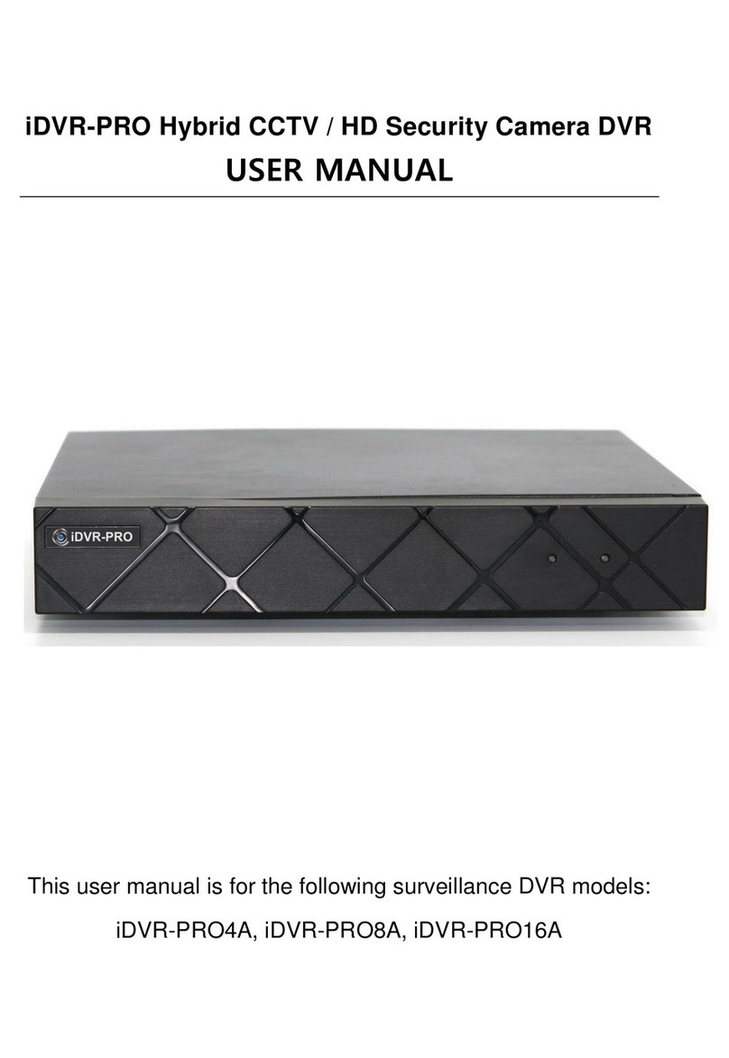 cctv camera pros iDVR-PRO4A user manual
