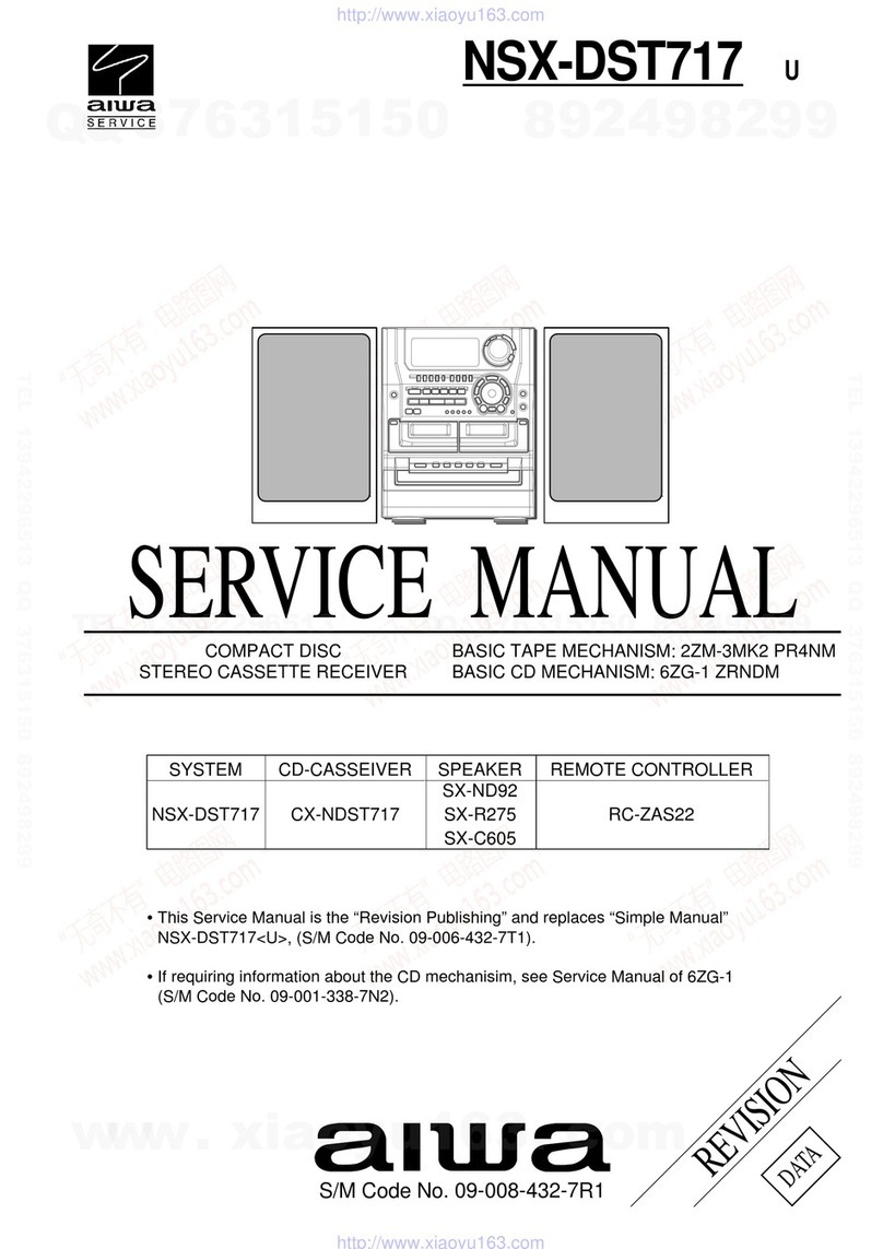 Aiwa NSX-DST717 User manual