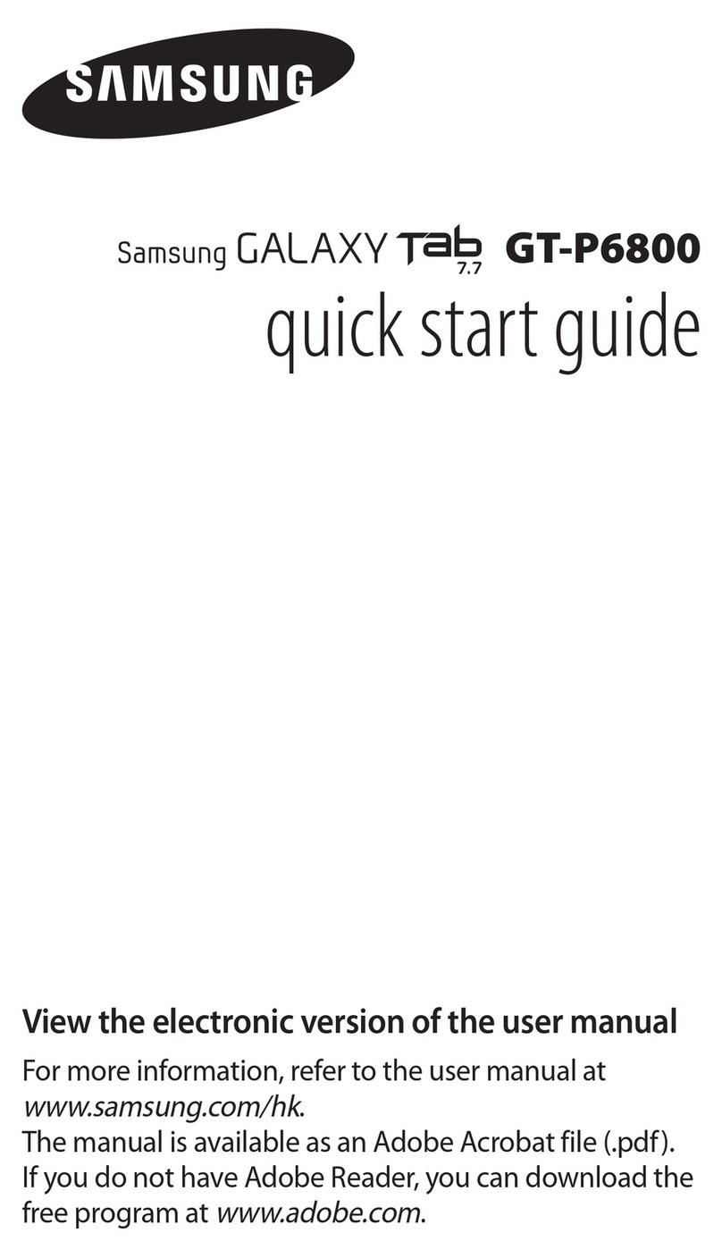 Samsung Galaxy Tab 7.7 GT-P6800 User manual