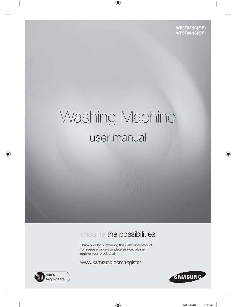 Samsung WF0702NCF User manual Samsung WF0702NCF User manual