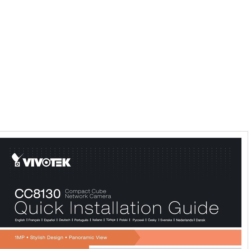 Vivotek CC8130 Quick installation guide