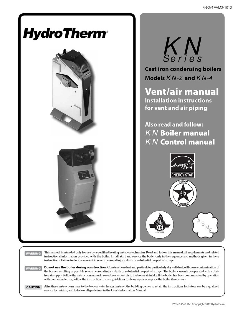 HydroTherm KN-2 installation instructions