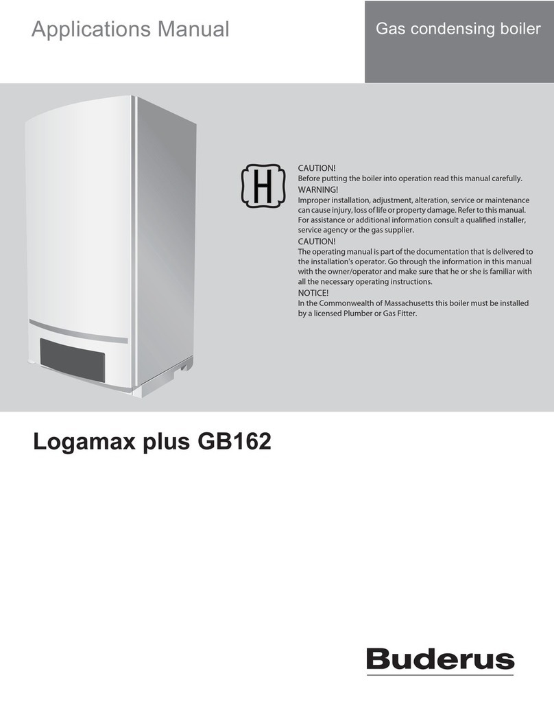 Buderus Logamax plus GB162 Instructions for use
