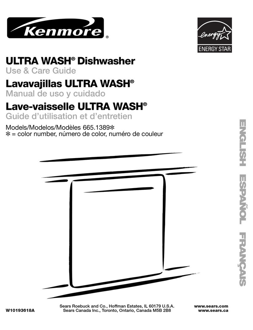 Kenmore 665.1389 Use & care guide