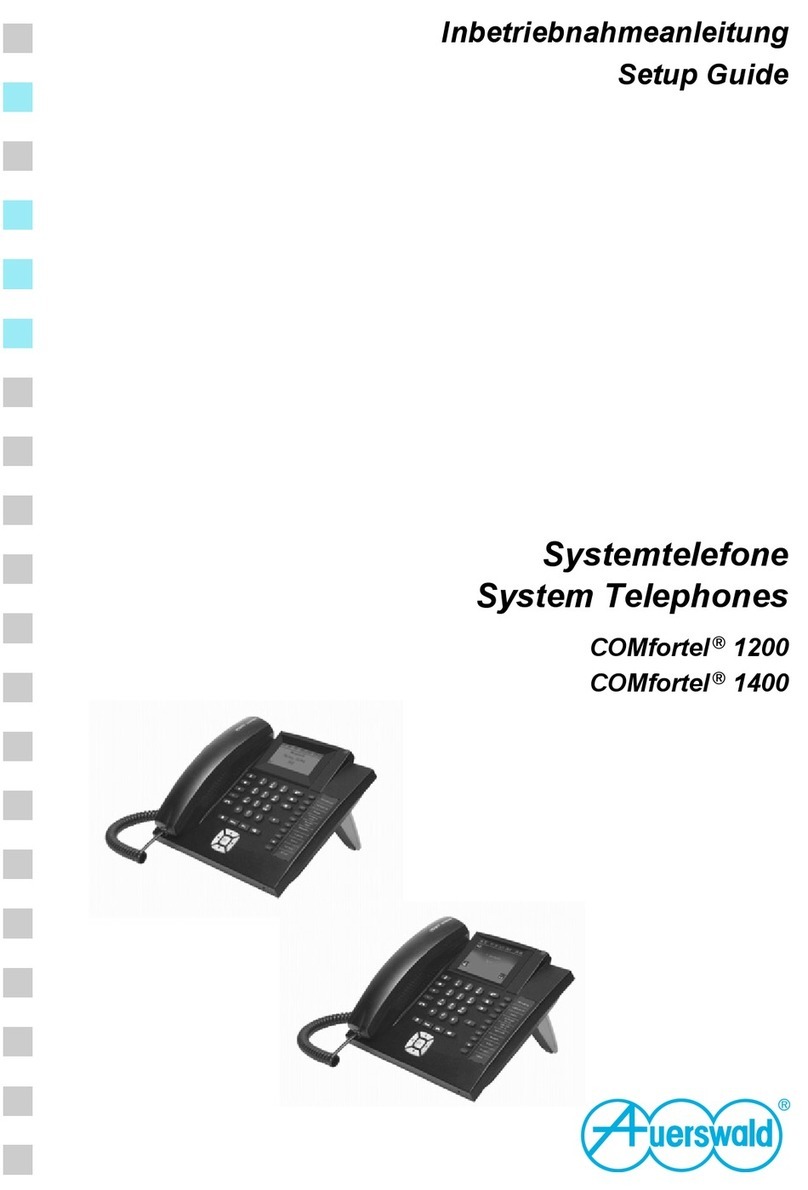 Auerswald COMfortel 1200 User manual