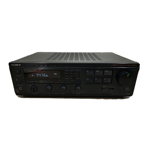 Sony STR-GX5ES Service manual