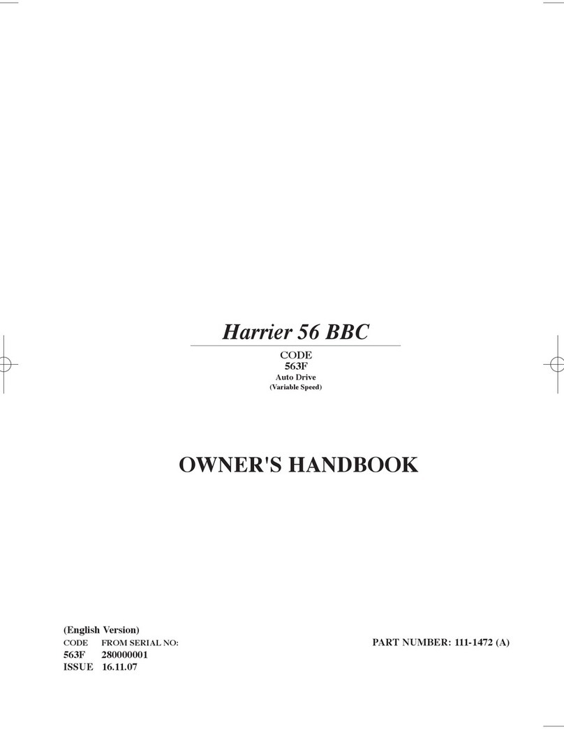 Hayter Harrier 56 BBC Owner's handbook