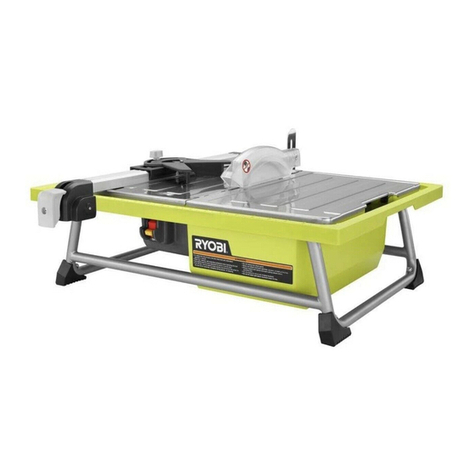 Ryobi WS722 User manual