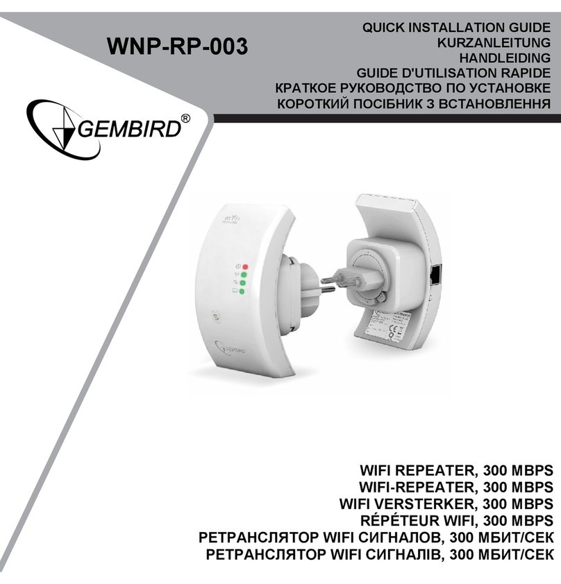 Gembird WNP-RP-003 User manual