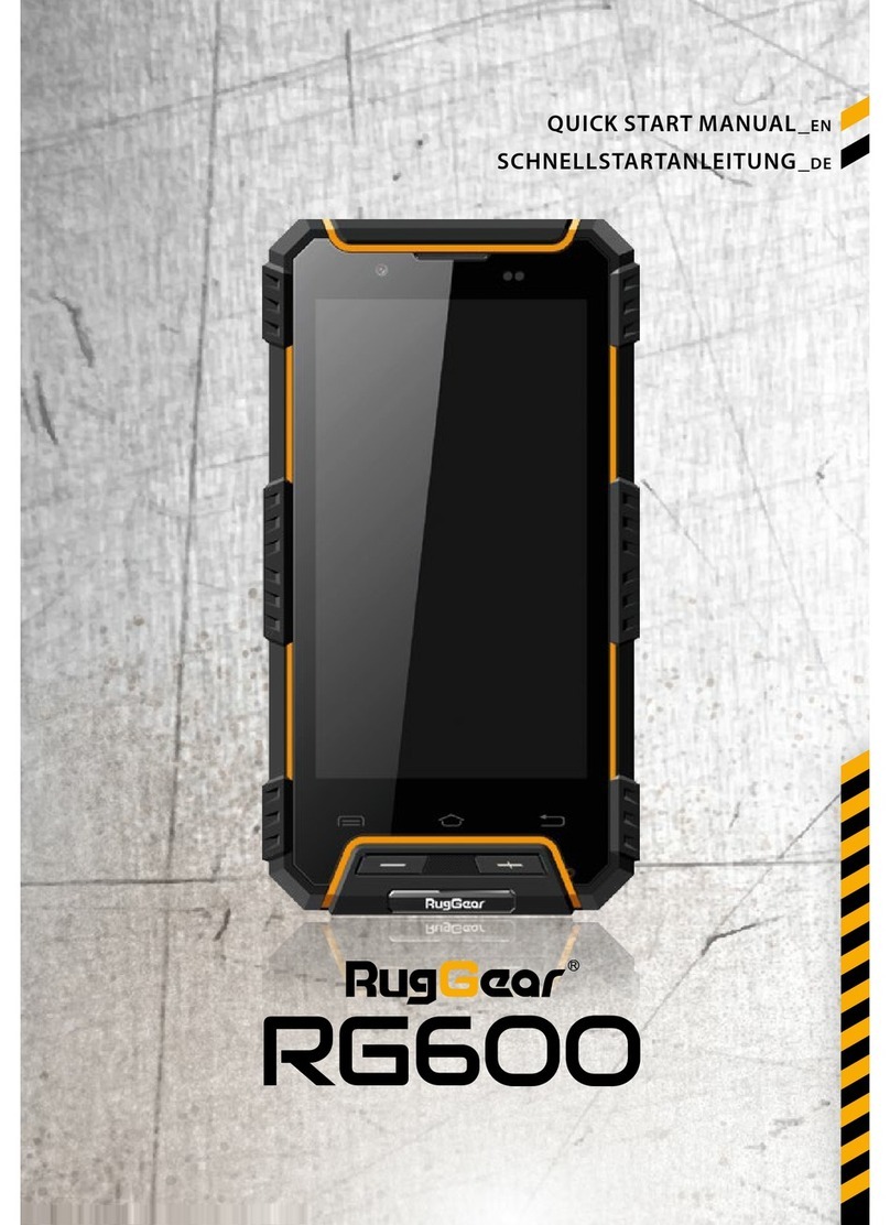 RugGear RG600 Instruction manual