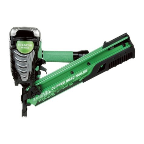 Hitachi NR90AD - Clipped Head to 3-1 Framing Nailer User manual Hitachi NR90AD - Clipped Head to 3-1 Framing Nailer User manual