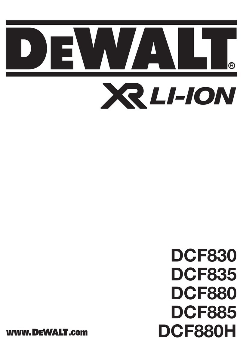 DeWalt DCF830 User manual