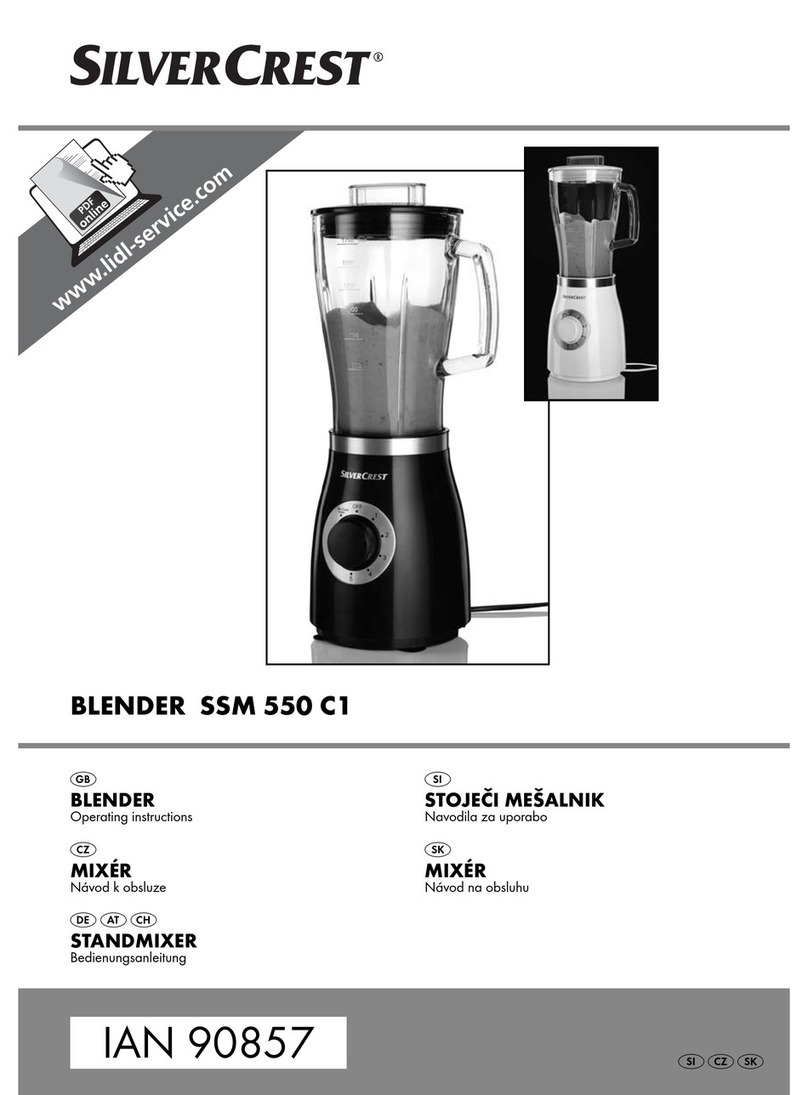 Silvercrest SSM 550 C1 User manual