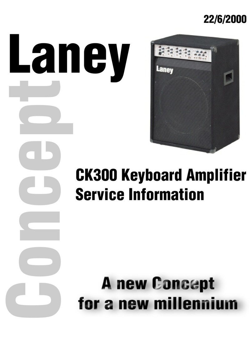 Laney CK300 Operating and installation instructions
