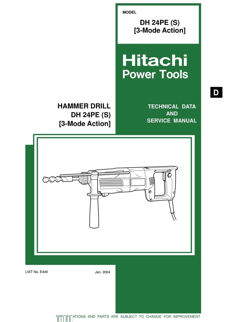 Hitachi DH 24PE (S) Technical data and service manual