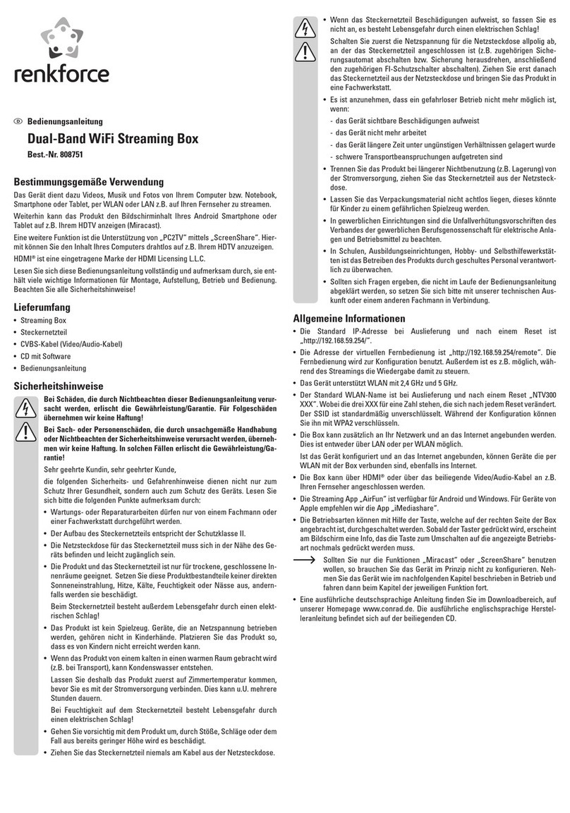 Renkforce 808751 User manual
