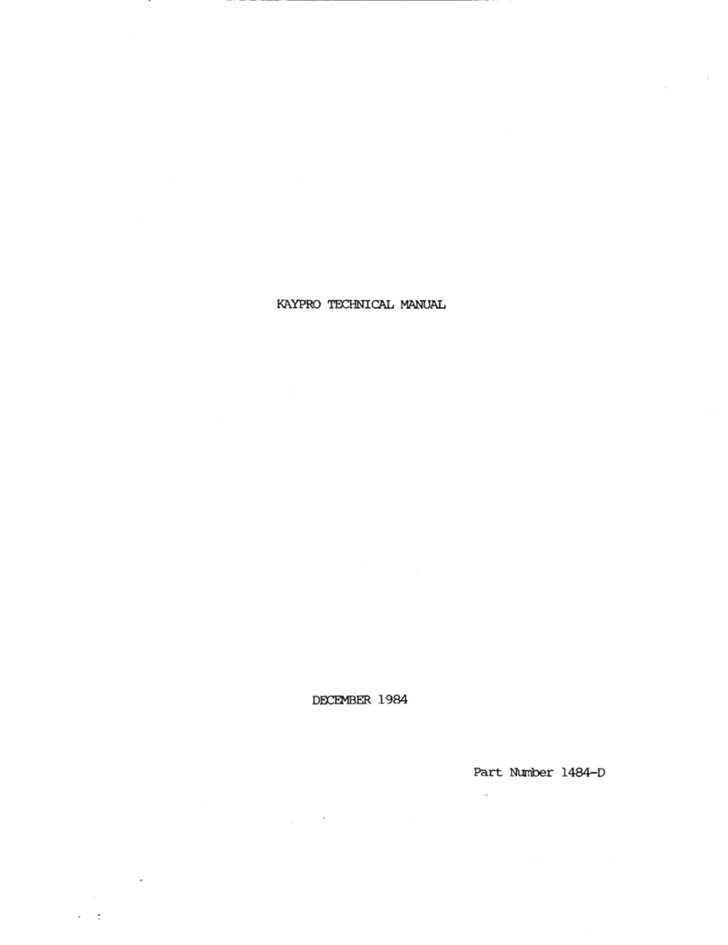 Kaypro 2 Technical reference