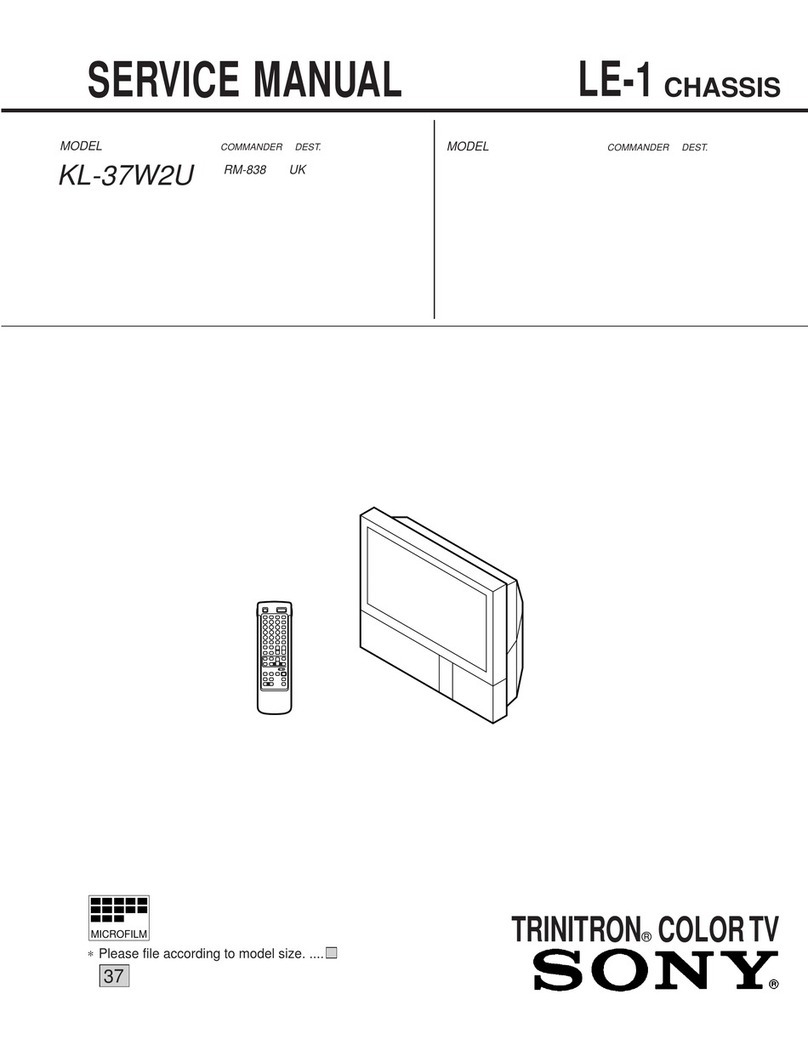 Sony KL-37W2U User manual