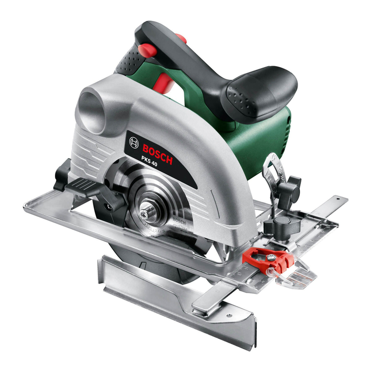 Bosch PKS 40 User manual