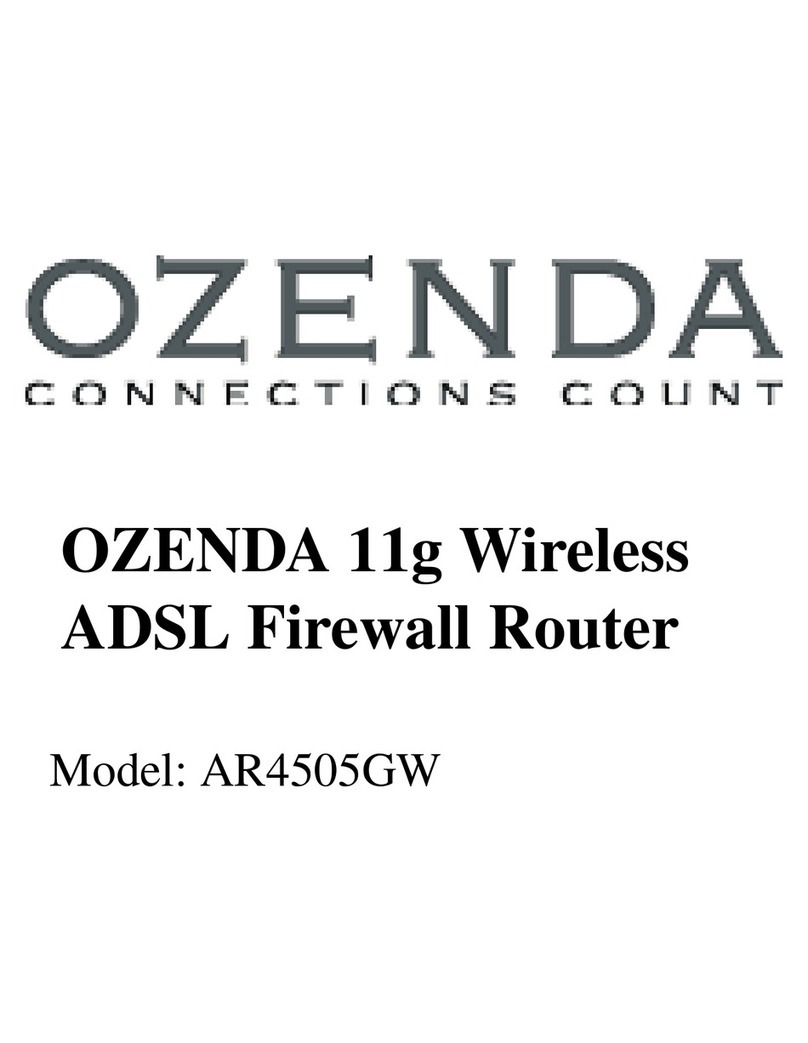 Ozenda AR4505GW instruction manual
