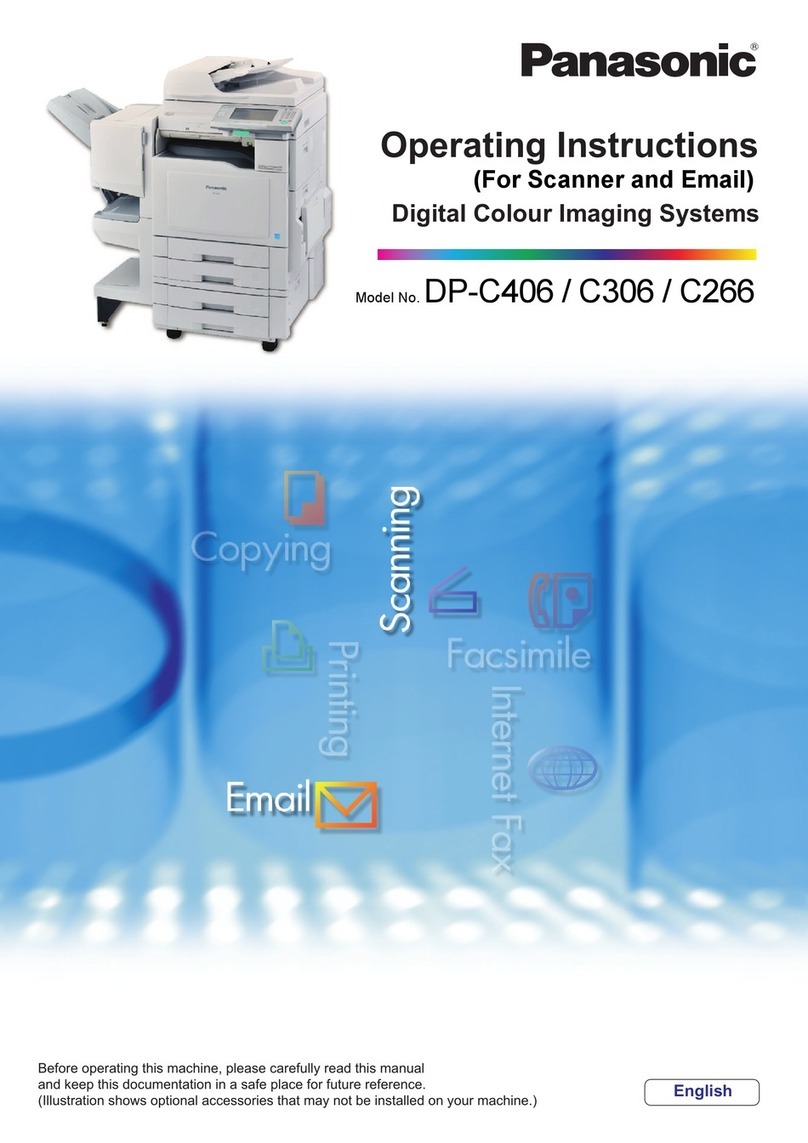 Panasonic DP-C406 User manual