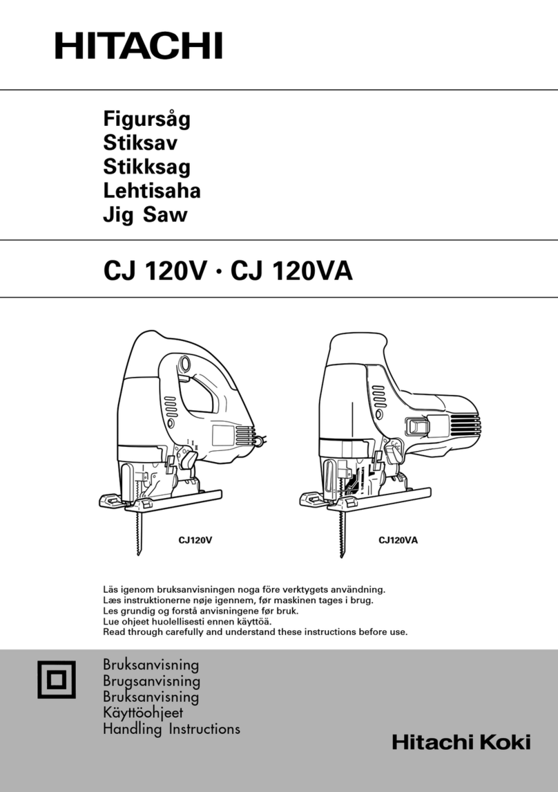 Hitachi CJ 120V User manual