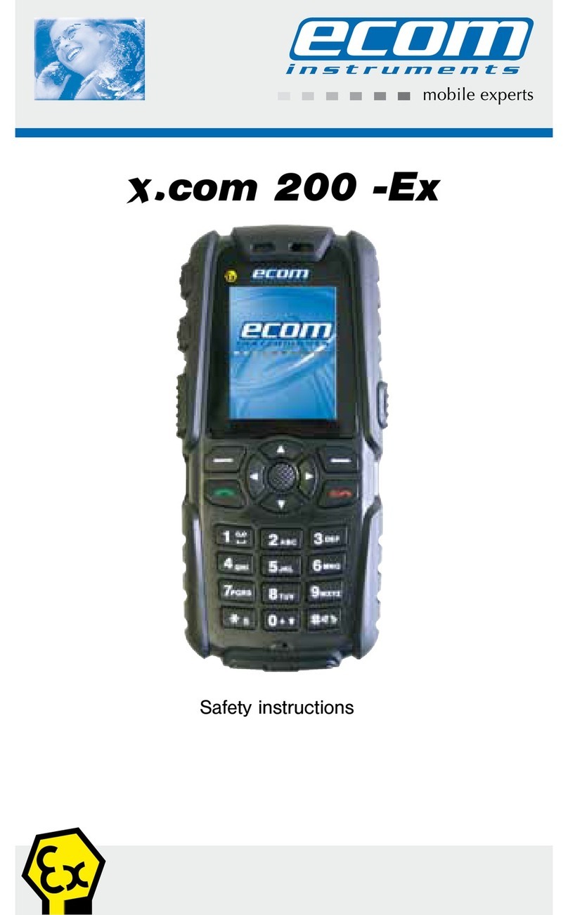 Ecom X.COM 200 -EX Installation instructions