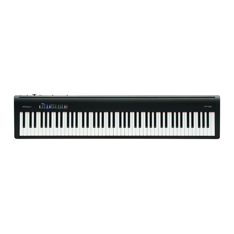 Roland fp-30 User manual