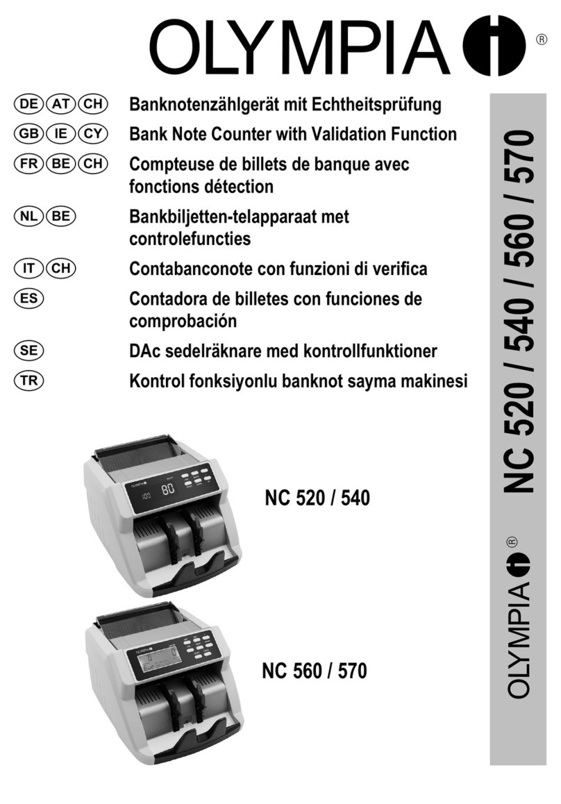 Olympia NC 520 User manual