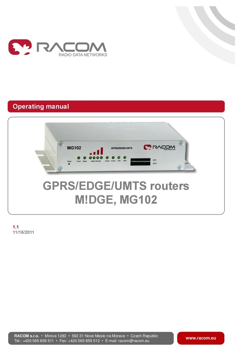RACOM M!DGE operating manual