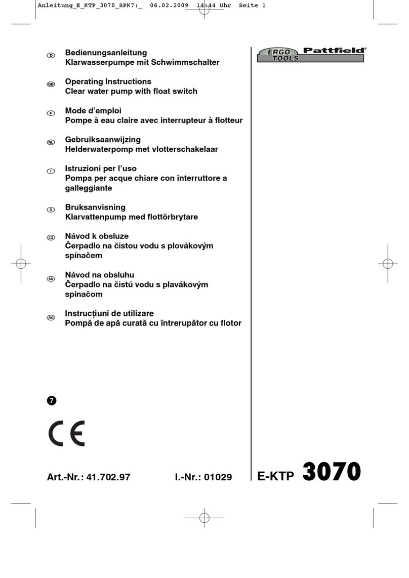 Pattfield ERGO Tools E-KTP 3070 operating instructions