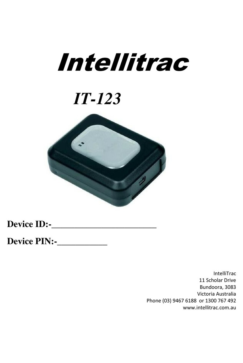 IntelliTrac IT-123 User manual