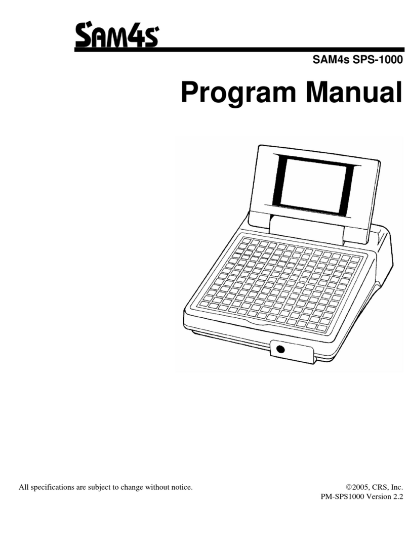 Sam4s SPS-1000 Programming manual