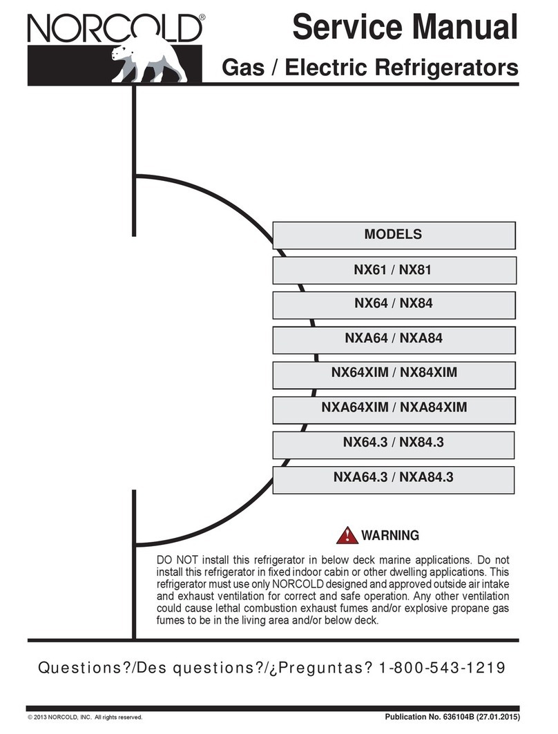 Norcold NX61 User manual