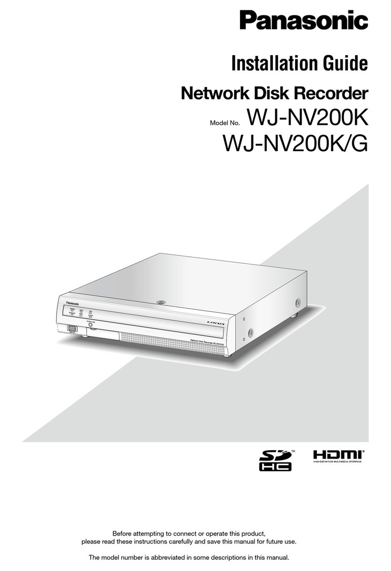 Panasonic WJ-NV200K installation guide
