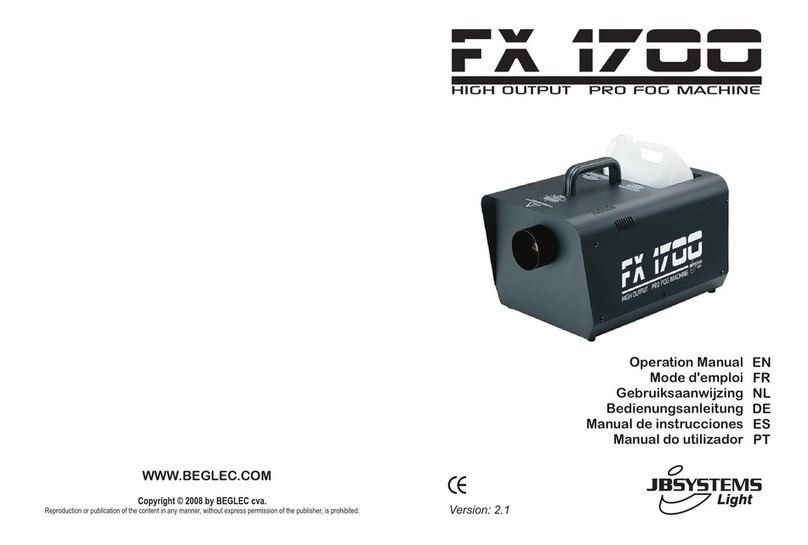 JB Systems FX 1700 Operation manual