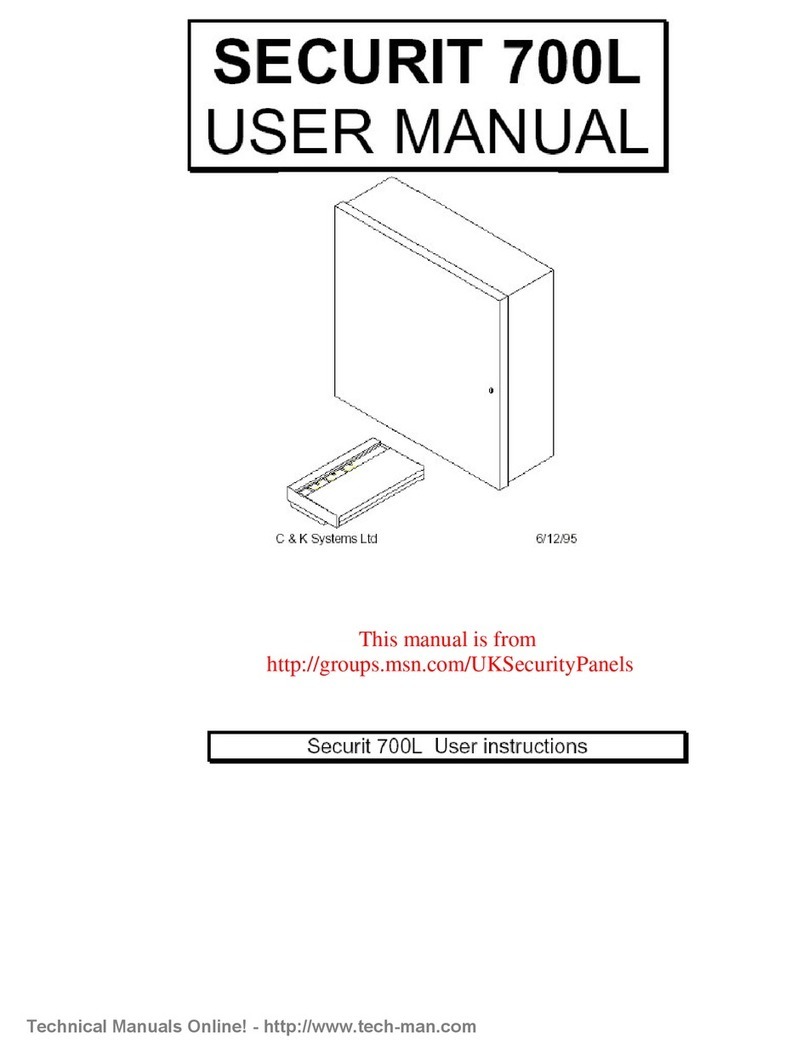 C & K Systems Securit 700L User manual