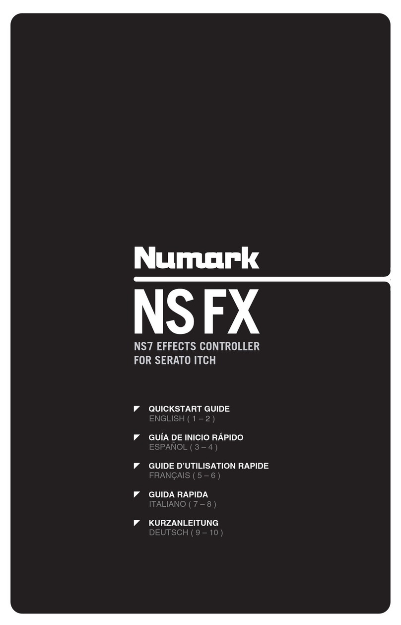 Numark NSFX User manual